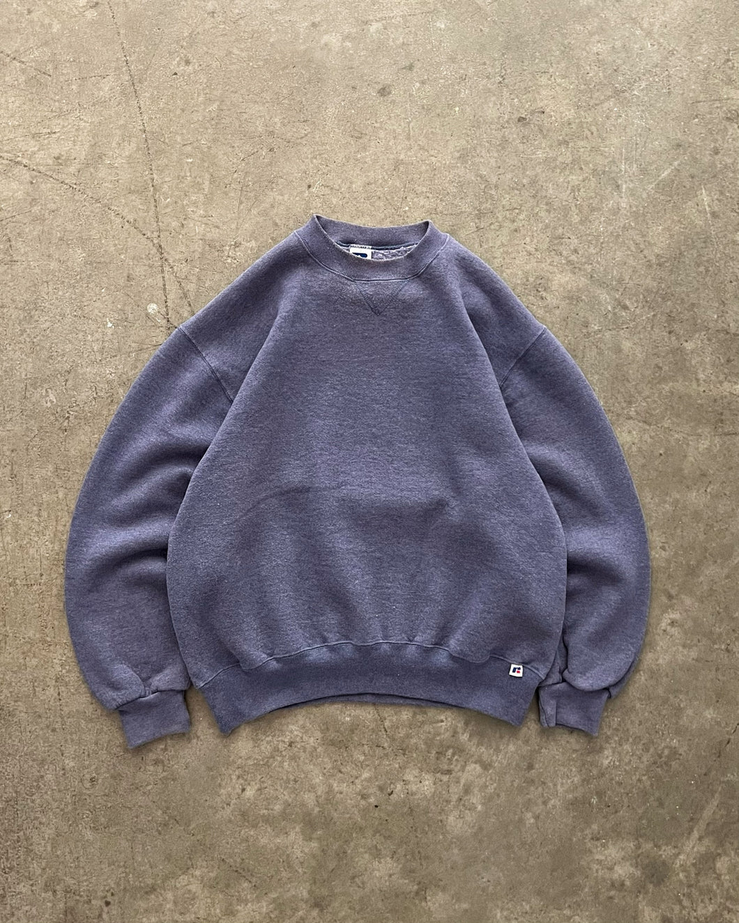 FADED LAVENDER RUSSELL SWEATSHIRT - 1990S