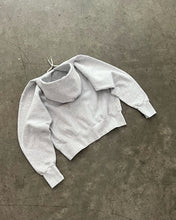 Load image into Gallery viewer, ASH GREY “NAVY” HEAVYWEIGHT REVERSE WEAVE HOODIE - 1990S
