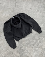 Load image into Gallery viewer, BLACK RUSSELL ZIP UP HOODIE - 1990S
