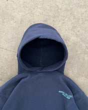 Load image into Gallery viewer, FADED NAVY BLUE “MORRIS COLLEGIATE” RUSSELL HOODIE - 2000S
