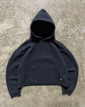 Load image into Gallery viewer, FADED BLACK CROPPED RUSSEL HOODIE
