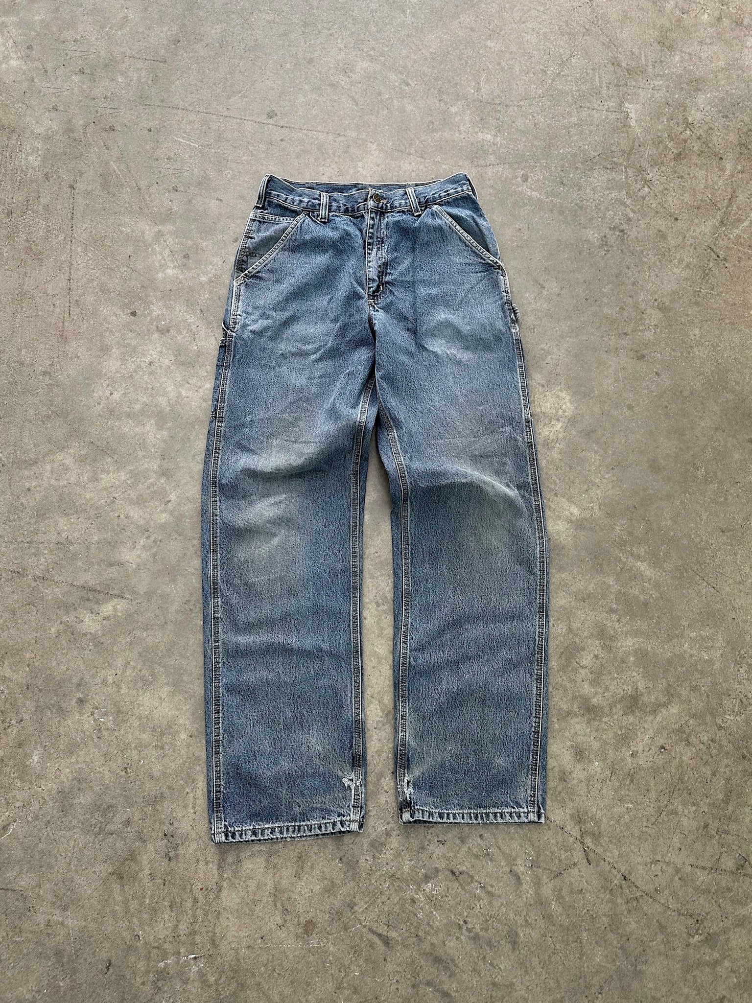 FADED BLUE CARHARTT PANTS - 1990S – AKIMBO CLUB