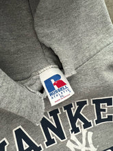 Load image into Gallery viewer, HEATHER GREY “NEW YORK YANKEES” RUSSELL HOODIE - 1990S
