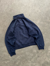 Load image into Gallery viewer, SUN FADED NAVY BLUE RUSSELL QUARTER ZIP SWEATSHIRT - 1990S
