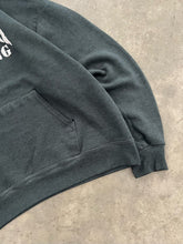 Load image into Gallery viewer, SUN FADED BLACK “WARRIOR WRESTLING” HOODIE - 1990S
