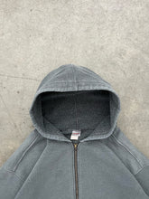 Load image into Gallery viewer, FADED GREY HEAVYWEIGHT ZIP UP HOODIE - 1990S
