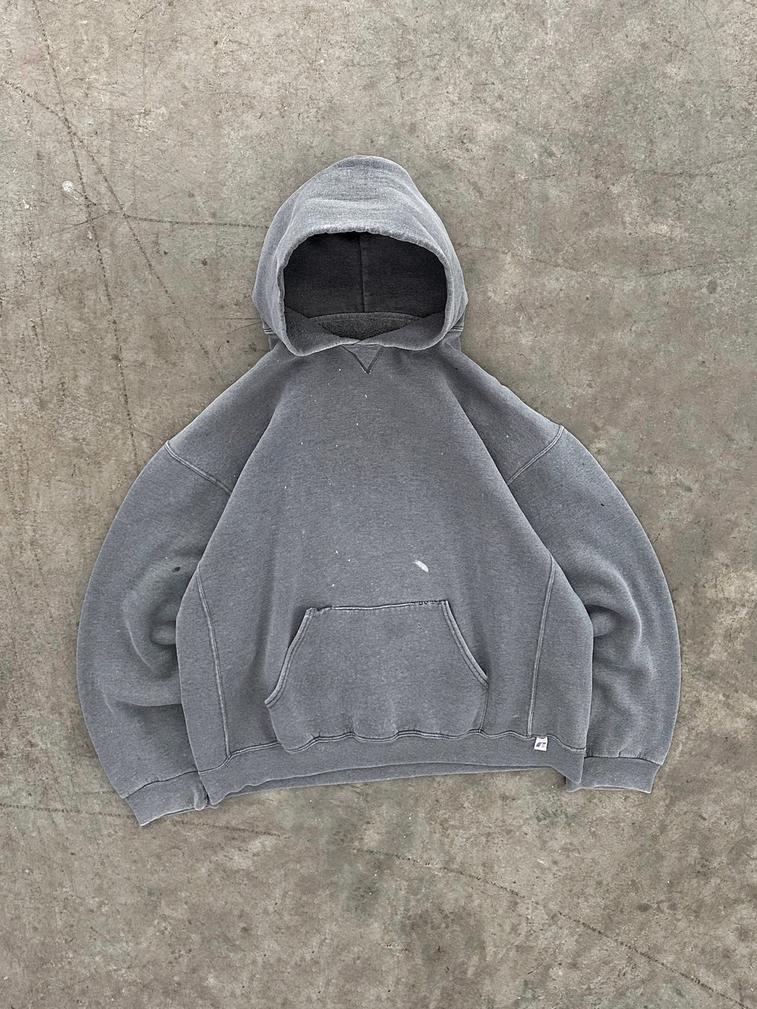 FADED CEMENT GREY RUSSELL HOODIE