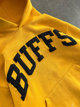 Load image into Gallery viewer, FADED YELLOW “BUFFS” RUSSELL HOODIE - 1990S

