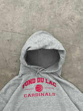 Load image into Gallery viewer, HEATHER GREY “FOND DU LAC” HOODIE - 1990S
