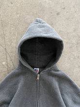 Load image into Gallery viewer, FADED GREY RUSSELL ZIP UP HOODIE - 1990S
