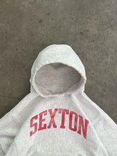 Load image into Gallery viewer, ASH GREY “SEXTON” REVERSE WEAVE HOODIE - 1990S
