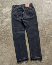 Load image into Gallery viewer, LEVI’S 505 FADED BLACK RELEASED HEM JEANS - 1990s
