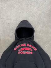 Load image into Gallery viewer, FADED BLACK “HOUNDS” RUSSELL HOODIE - 1990S
