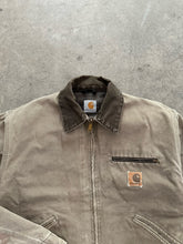 Load image into Gallery viewer, SUN FADED OLIVE BROWN CARHARTT DETROIT JACKET - 1990S
