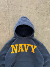 Load image into Gallery viewer, FADED “NAVY” HEAVYWEIGHT HOODIE - 1990S
