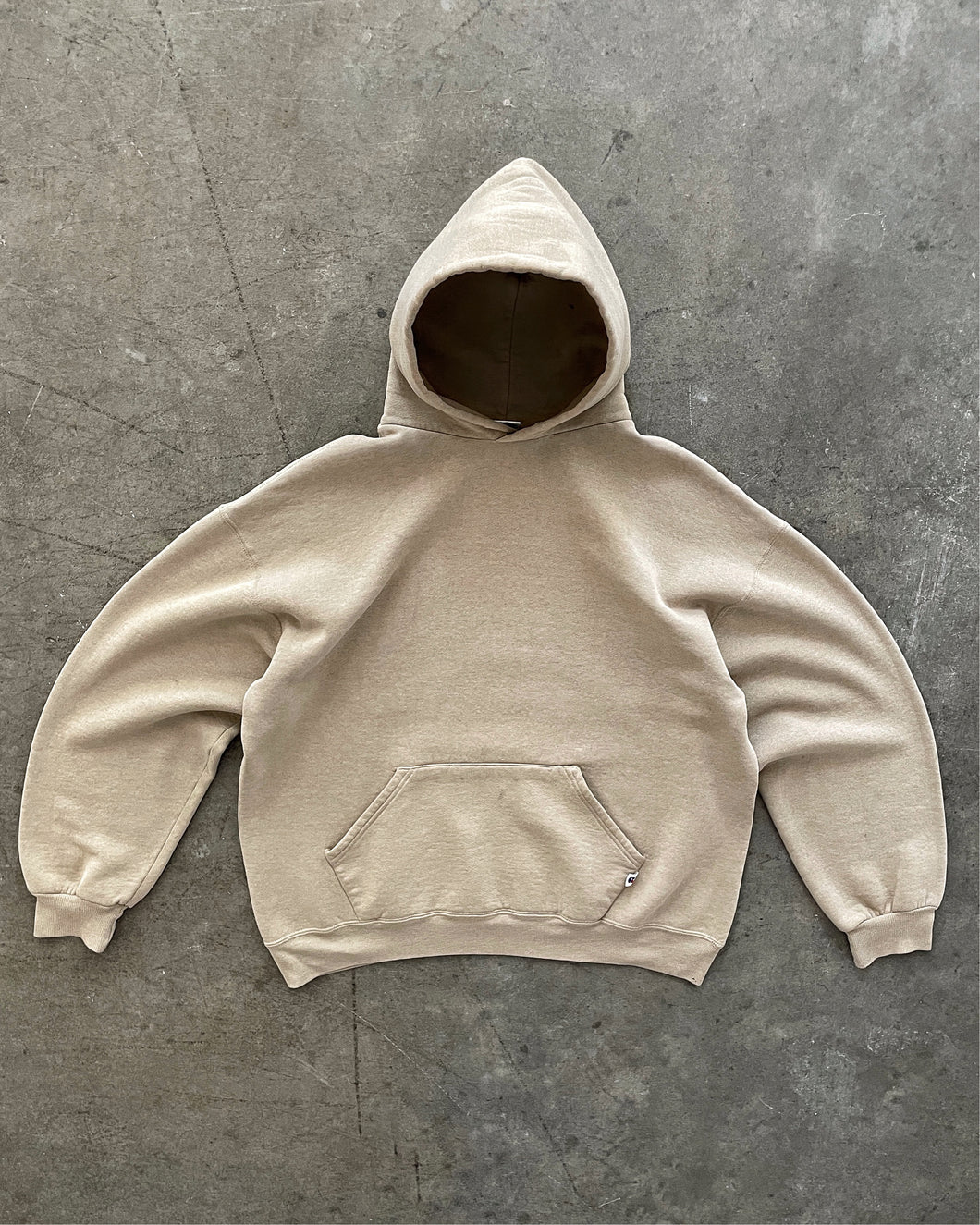 FADED TAN RUSSELL HOODIE - 1990S