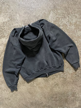 Load image into Gallery viewer, FADED BLACK HANES ZIP UP HOODIE - 1980S
