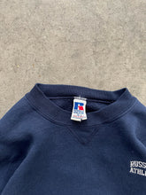 Load image into Gallery viewer, FADED NAVY BLUE RUSSELL SWEATSHIRT - 1990S
