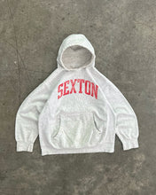 Load image into Gallery viewer, ASH GREY “SEXTON” REVERSE WEAVE HOODIE - 1990S
