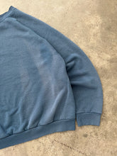 Load image into Gallery viewer, SUN FADED SLATE BLUE RAGLAN SWEATSHIRT - 1990S

