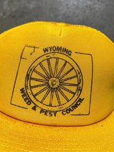 Load image into Gallery viewer, YELLOW “WYOMING WEED &amp; PEST COUNCIL” TRUCKER HAT - 1990S
