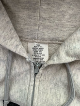 Load image into Gallery viewer, OATMEAL GREY ‘ARMY’ ZIP UP ZIP UP HOODIE - 1990S
