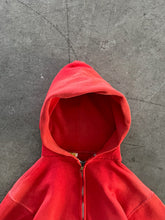 Load image into Gallery viewer, SUN FADED RED RUSSELL ZIP UP HOODIE - 1970S
