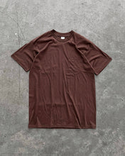 Load image into Gallery viewer, SINGLE STITCHED FADED BROWN POCKET TEE - 1970S
