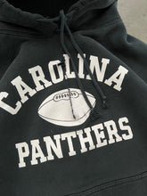 Load image into Gallery viewer, FADED BLACK “CAROLINA PANTHERS” REPAIRED HEAVYWEIGHT HOODIE - 1990S
