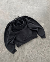 Load image into Gallery viewer, FADED BLACK HEAVYWEIGHT RUSSELL ZIP UP HOODIE - 1990S
