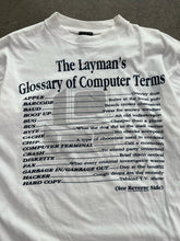 Load image into Gallery viewer, SINGLE STITCHED WHITE COMPUTER TEE - 1990S
