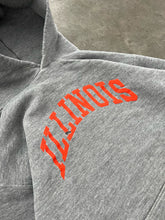 Load image into Gallery viewer, HEATHER GREY “ILLINOIS” RUSSELL HOODIE - 1980S
