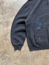 Load image into Gallery viewer, FADED BLACK REPAIRED RUSSELL PAINTERS HOODIE - 1990S
