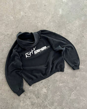 Load image into Gallery viewer, FADED BLACK “POWER SPORTS” RUSSELL HOODIE - 1990S
