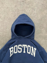Load image into Gallery viewer, FADED NAVY BLUE “BOSTON” HOODIE - 1990S
