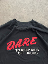 Load image into Gallery viewer, SINGLE STITCHED FADED BLACK “D.A.R.E.” TEE - 1980S

