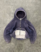 Load image into Gallery viewer, SUN FADED THERMAL LINE ZIP UP HOODIE - 1970S
