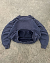 Load image into Gallery viewer, FADED NAVY BLUE HEAVYWEIGHT RUSSELL SWEATSHIRT - 1990S
