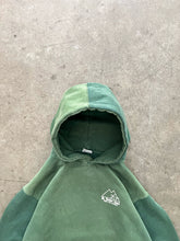 Load image into Gallery viewer, FADED TWO TONE PINE GREEN HOODIE - 1990S
