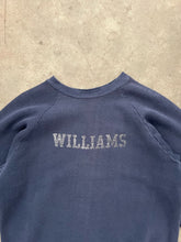 Load image into Gallery viewer, FADED &amp; DISTRESSED “WILLIAMS” RUSSELL RAGLAN SWEATSHIRT - 1970S
