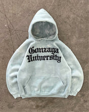 Load image into Gallery viewer, PALE BLUE “GONZAGA UNIVERSITY” HOODIE - 1980S
