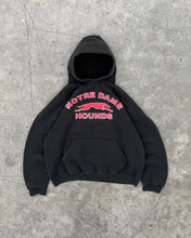 Load image into Gallery viewer, FADED BLACK “HOUNDS” RUSSELL HOODIE - 1990S

