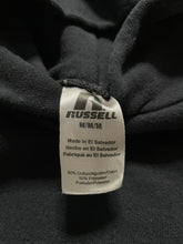 Load image into Gallery viewer, FADED BLACK CROPPED RUSSEL HOODIE
