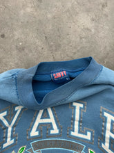 Load image into Gallery viewer, SUN FADED SKY BLUE “YALE” DISTRESSED SWEATSHIRT - 1990S
