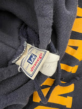 Load image into Gallery viewer, FADED NAVY BLUE “MONTANA LAW” HEAVYWEIGHT LEE HOODIE - 1990S
