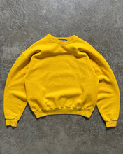 Load image into Gallery viewer, FADED YELLOW LANDS END HEAVYWEIGHT SWEATSHIRT - 1990S
