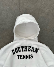 Load image into Gallery viewer, WHITE “SOUTHERN TENNIS” RUSSELL HOODIE - 1990S

