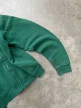 Load image into Gallery viewer, FADED PINE GREEN LEE ZIP UP HOODIE - 1990S
