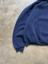 Load image into Gallery viewer, FADED NAVY BLUE RUSSELL PAINTERS HOODIE - 1990S
