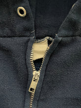 Load image into Gallery viewer, FADED NAVY BLUE ZIP UP HOODIE - 1970S
